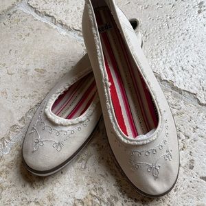 Keds Embroidered Ballet Flats